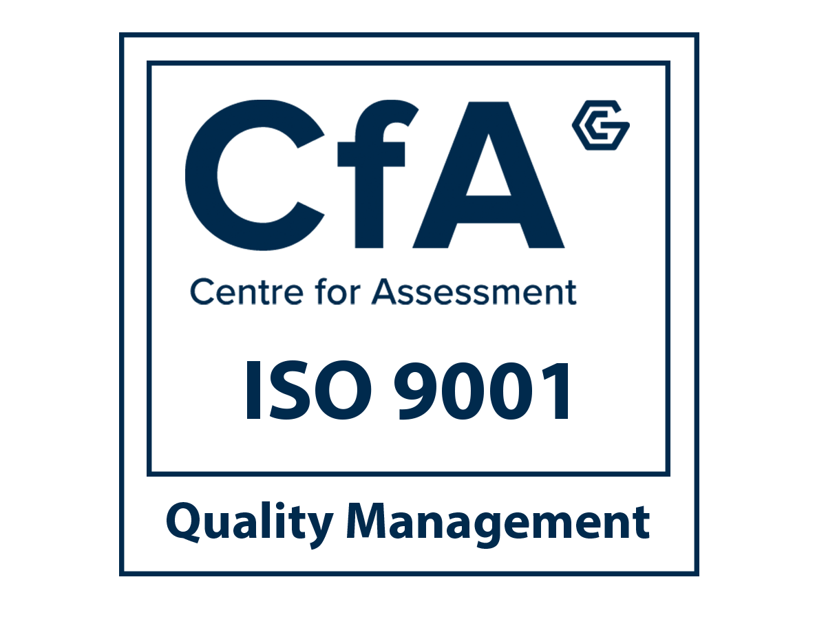 ISO 9001 certified by Centre for Assessment